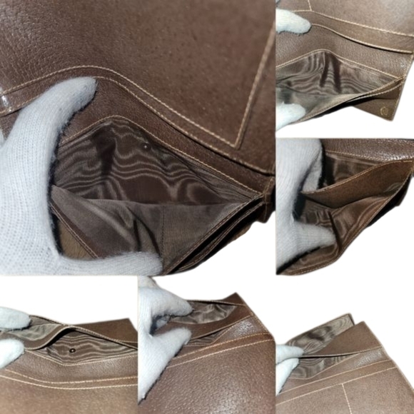 Gucci Gg Supreme Beige/Brown Canvas Cat Animalier Wallet Like New Authentic - Picture 8 of 14